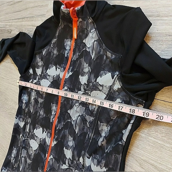 Mondetta Women's Size Medium Full Zip Sweatshirt Black/Pink Polyester - Picture 4 of 7